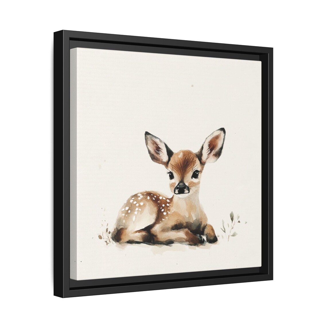 Baby Deer Watercolor Animal Print, Nursery Decor - Image 3