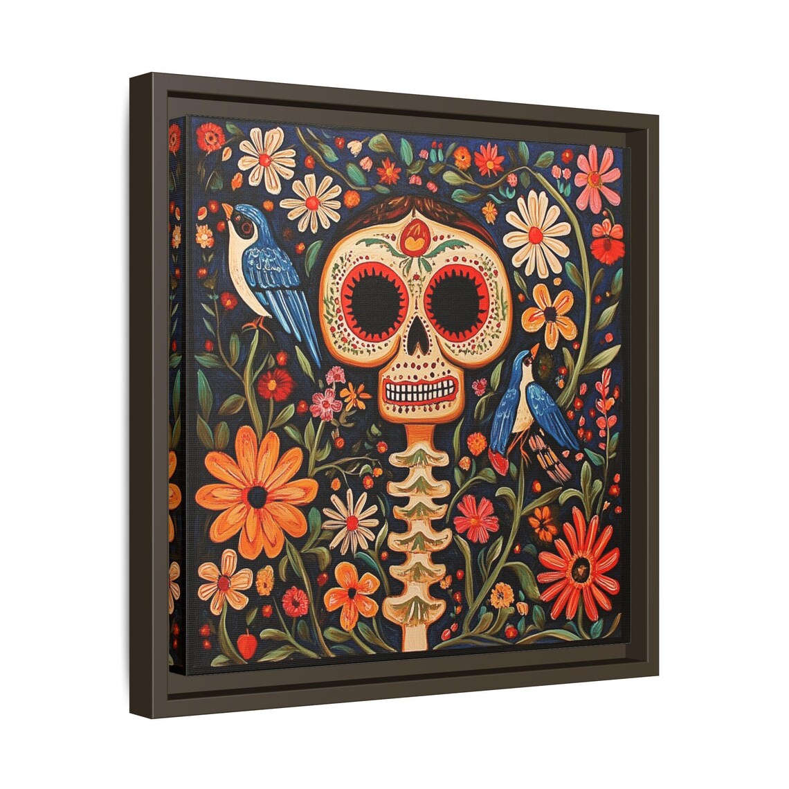Mexican Folk Art Tree Bird And Botanical Image - Image 3