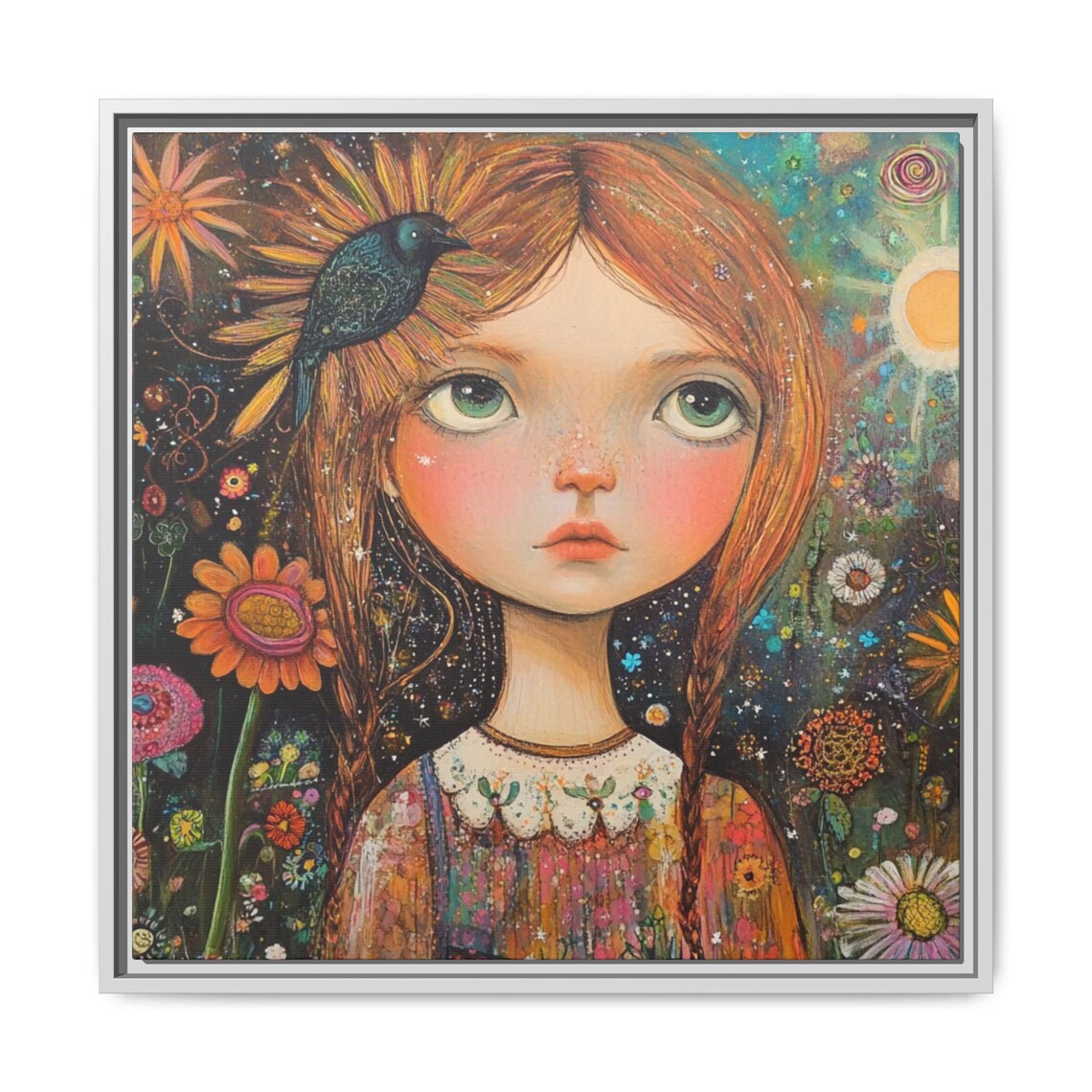 Kids Vintage Fairy Tale Art Print, Girls Room Decor - Image 2