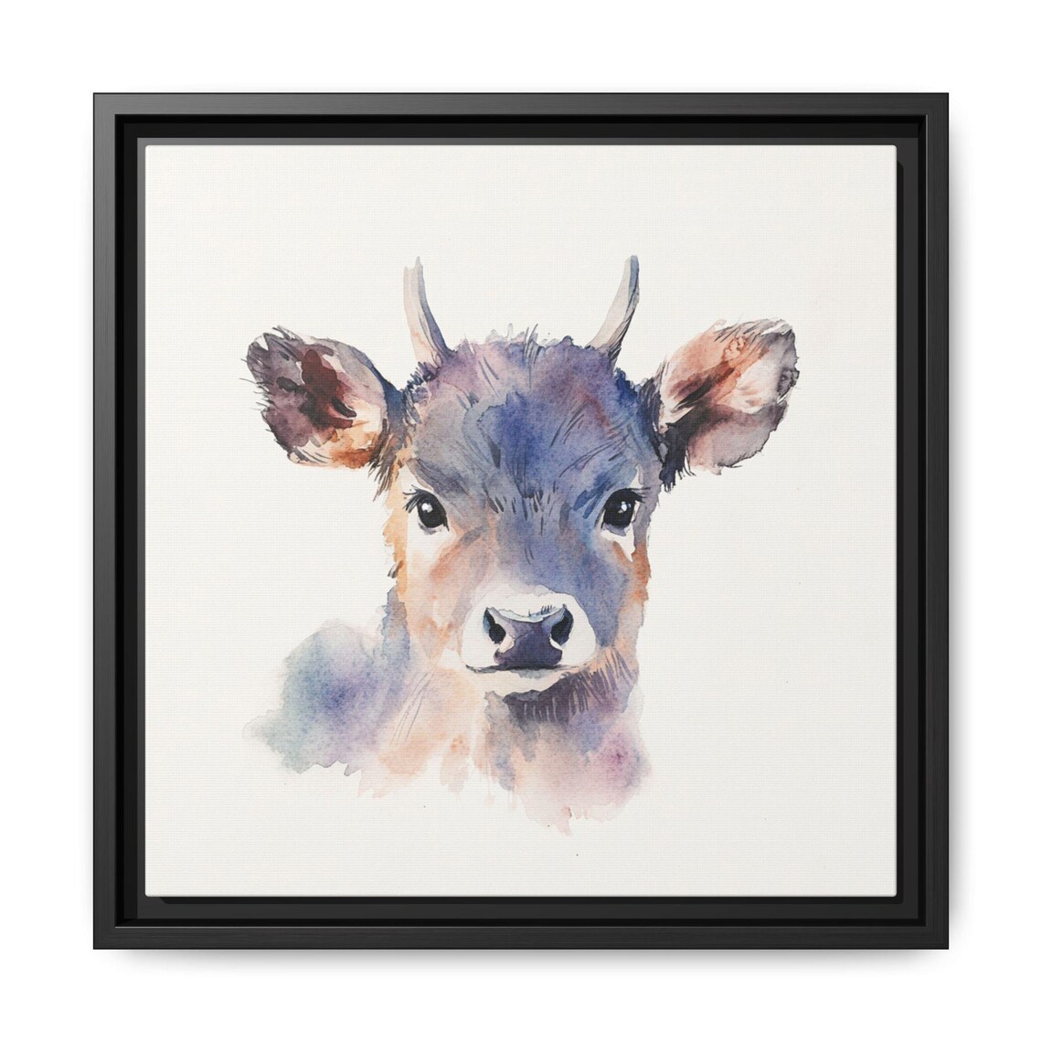 Cute Cow Watercolor Animal Print, Nursery Decor - Image 5