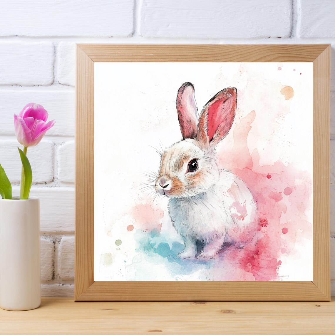 Whimsical Watercolor - Contemporary Travel Poster