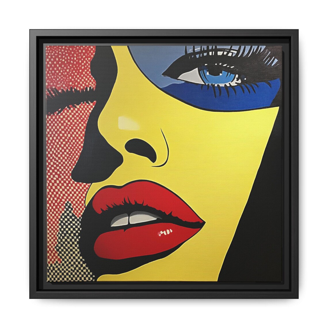 Lichtenstein Inspired Pop Art, Modern Art Painting - Image 5