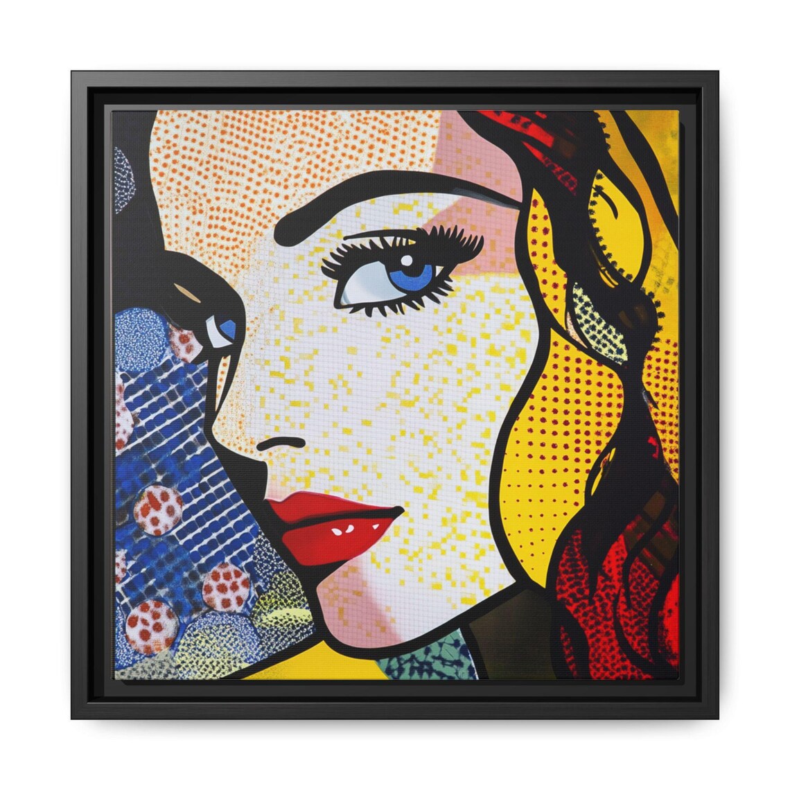 Lichtenstein Inspired Pop Art, Modern Art Poster - Image 5