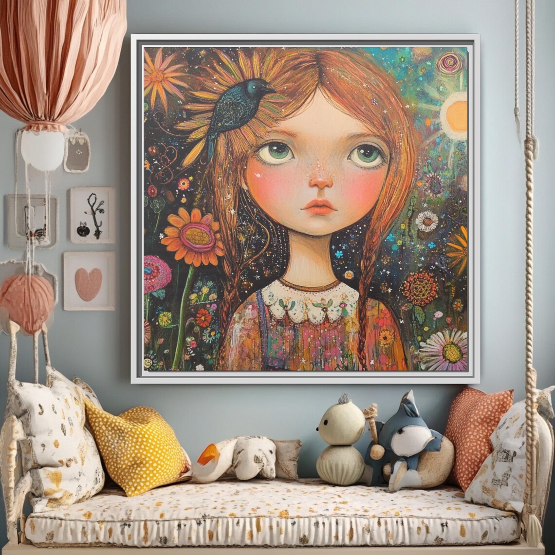 Kids Vintage Fairy Tale Art Print, Girls Room Decor - Image 3