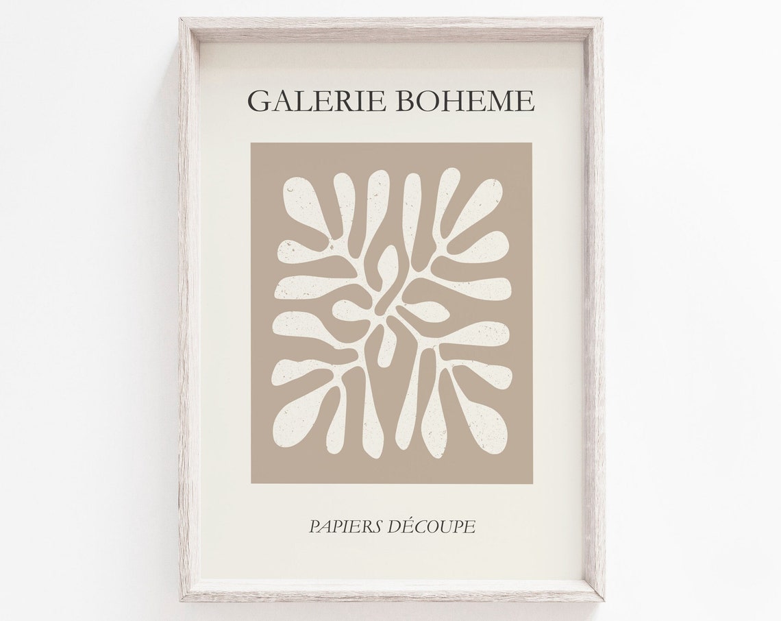 Matisse Print Neutral Print Boho Wall Art Henri Matisse Boho Henri Matisse Print Neutral Matisse Print Abstract