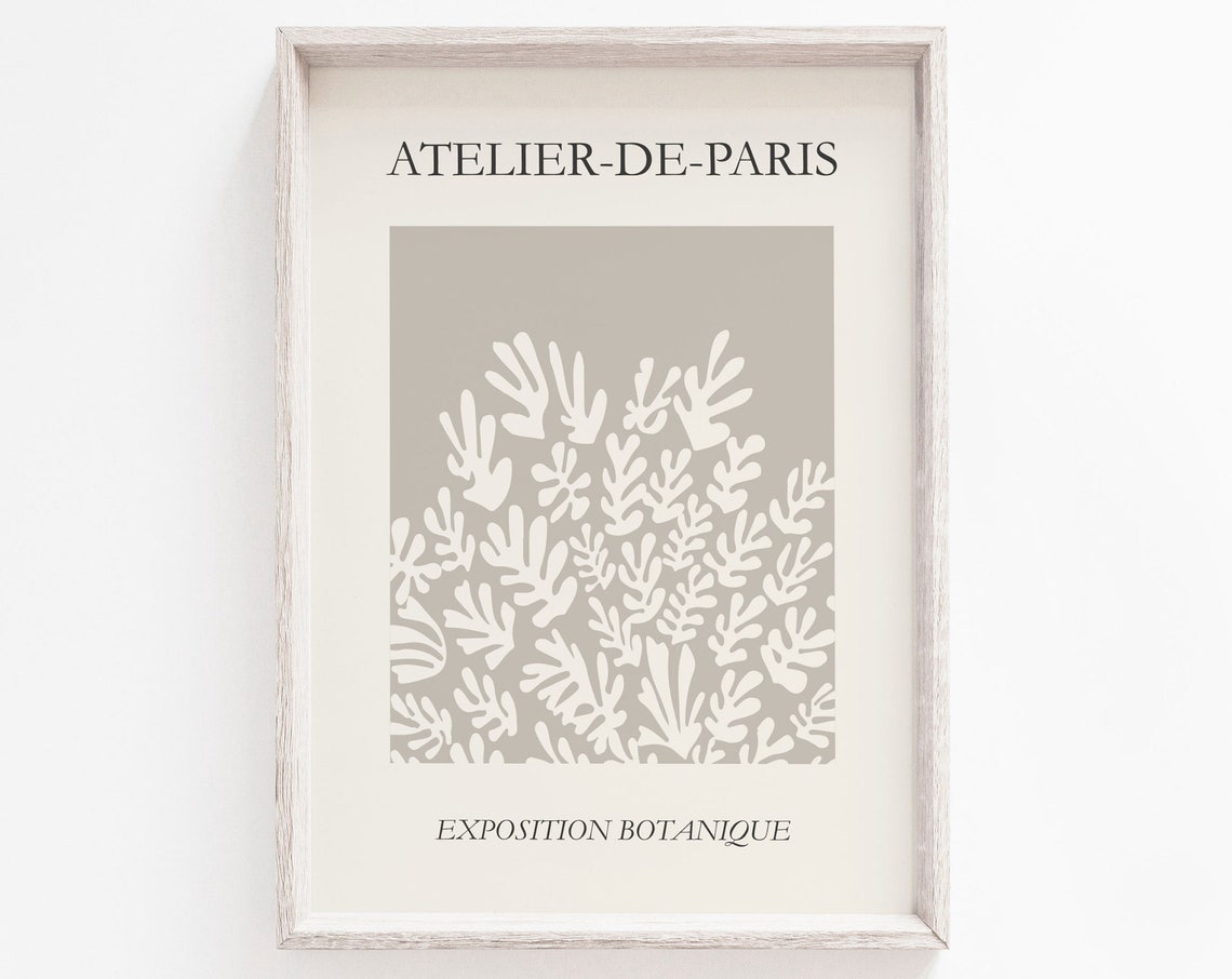 Matisse Print Boho Wall Art Henri Matisse Neutral Prints Boho Print Wall Art Print Instant Matisse Neutral Boho