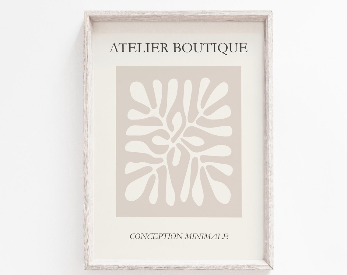Matisse Print Neutral Print Boho Wall Art Henri Matisse Boho Henri Matisse Print Neutral Matisse Print Abstract