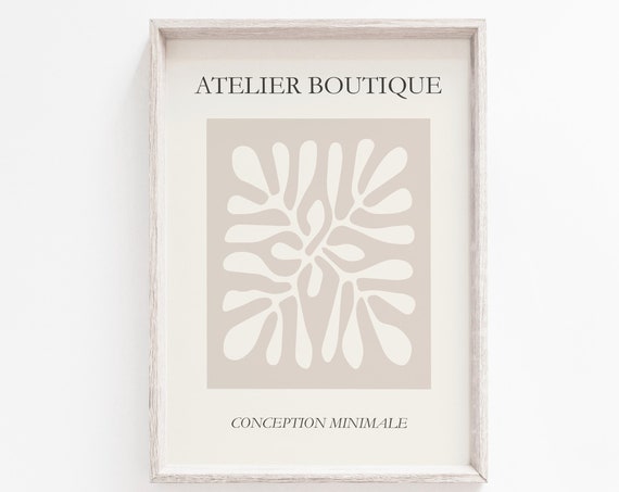 Matisse Print Neutral Print Boho Wall Art Henri Matisse Boho Henri Matisse Print Neutral Matisse Print Abstract