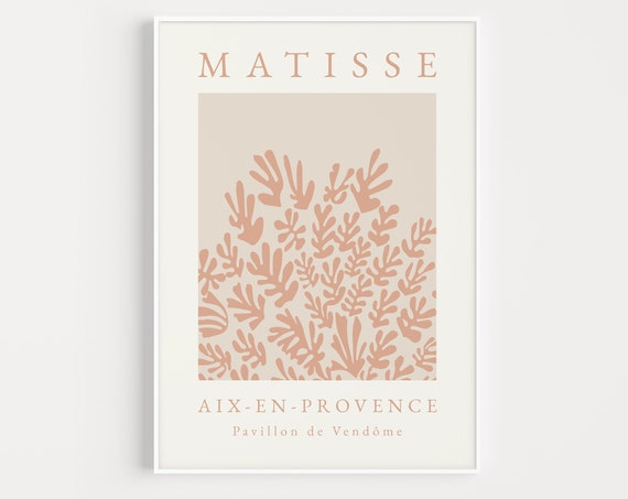 Henri Matisse-Inspired Boho Neutral Art Print