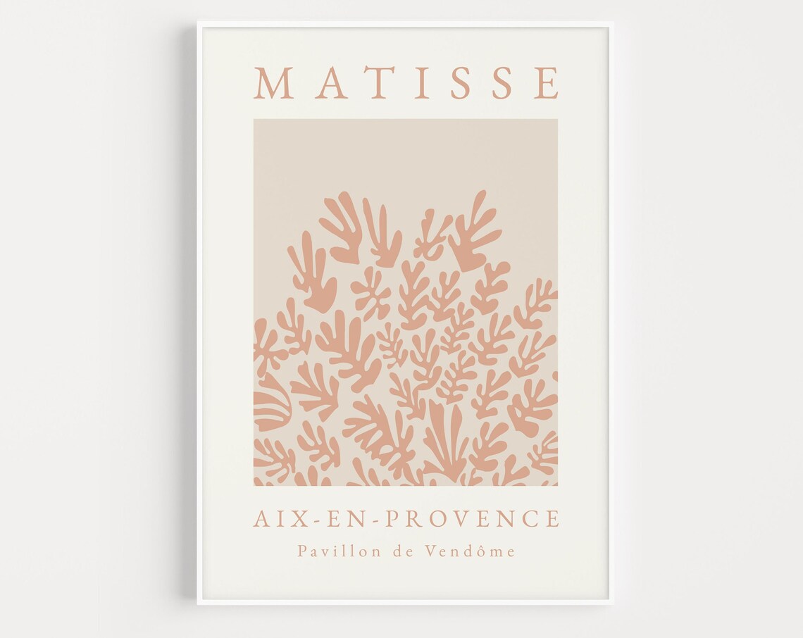 Henri Matisse-Inspired Boho Neutral Art Print