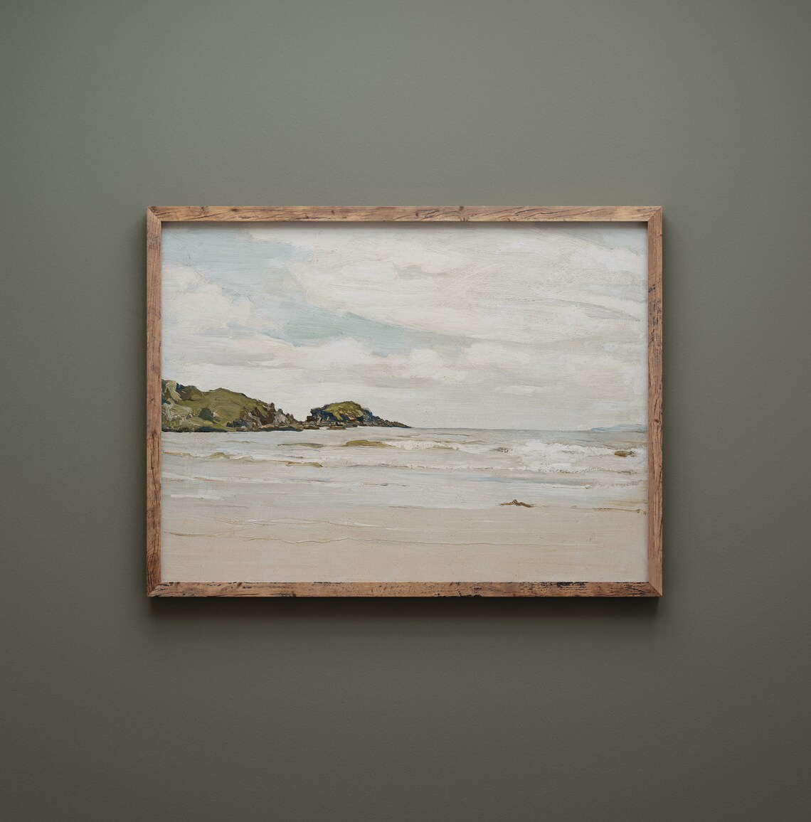 Scottish Beach Vintage Minimal Coast Art Print - Image 2