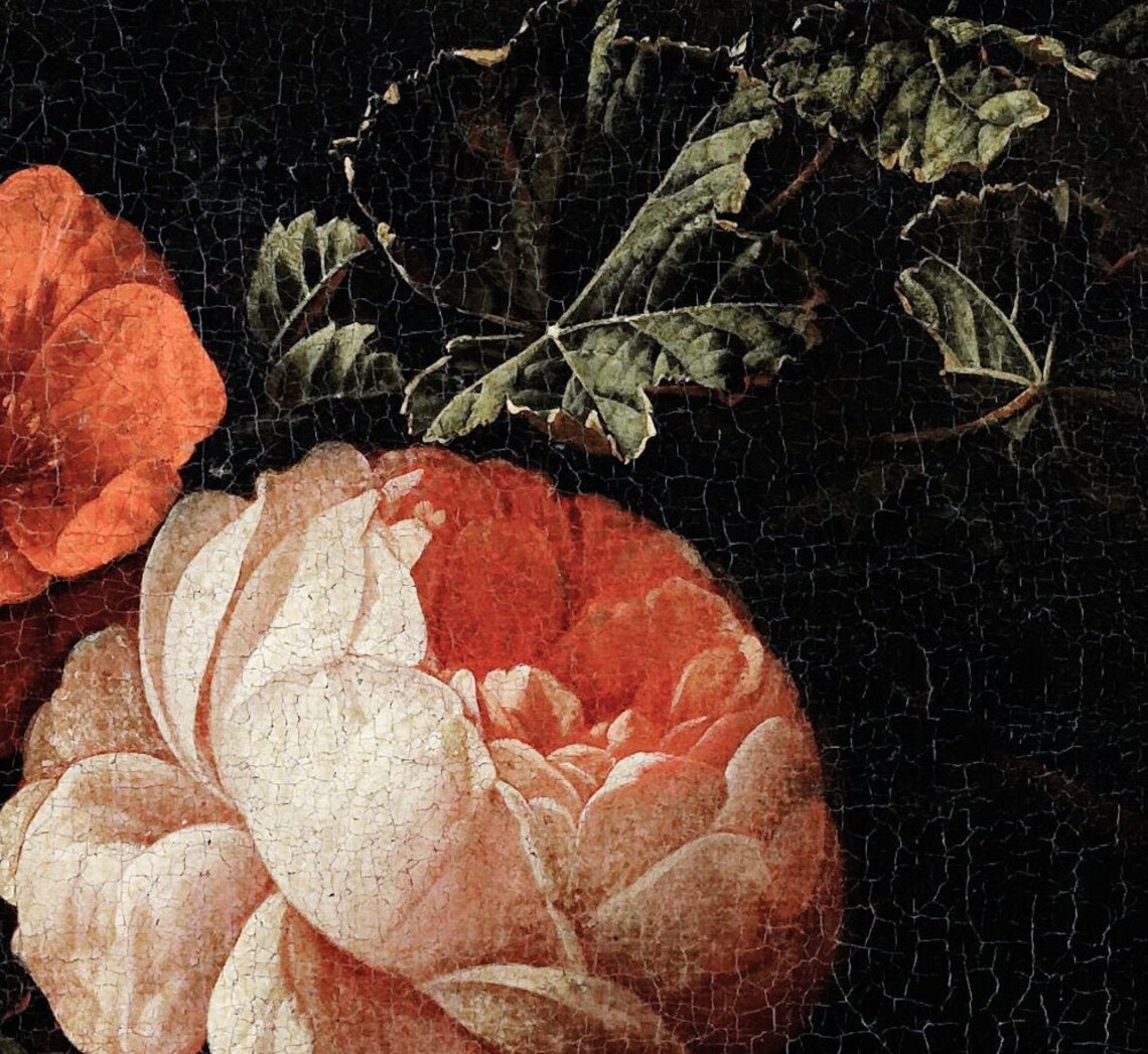 Rose Still Life Vintage Flower Art Print - Image 2