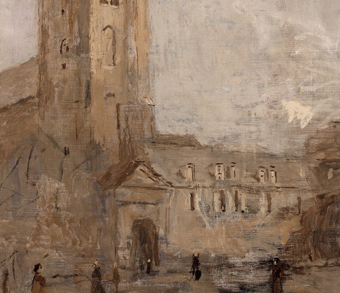 Church Of Saint Germain Des Prs Vintage City Church Art Print - Image 2