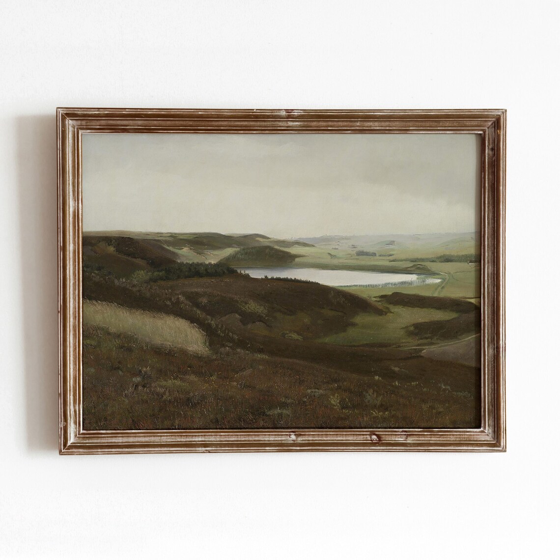 Danish Landscape Vintage Jutland Landscape Art Print