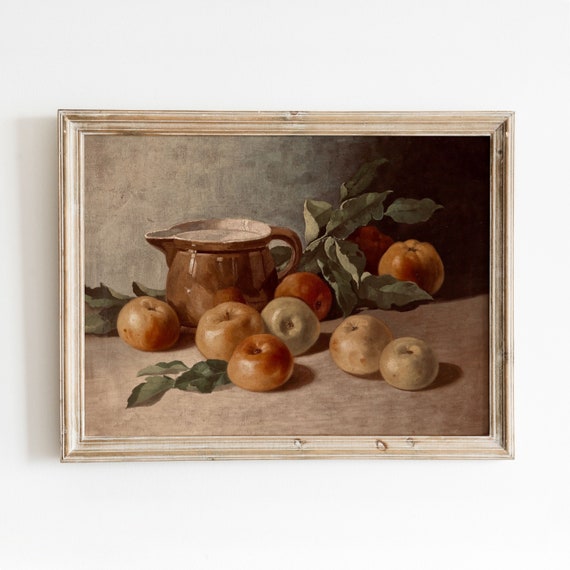 Apples and Jug - Vintage Still Life
