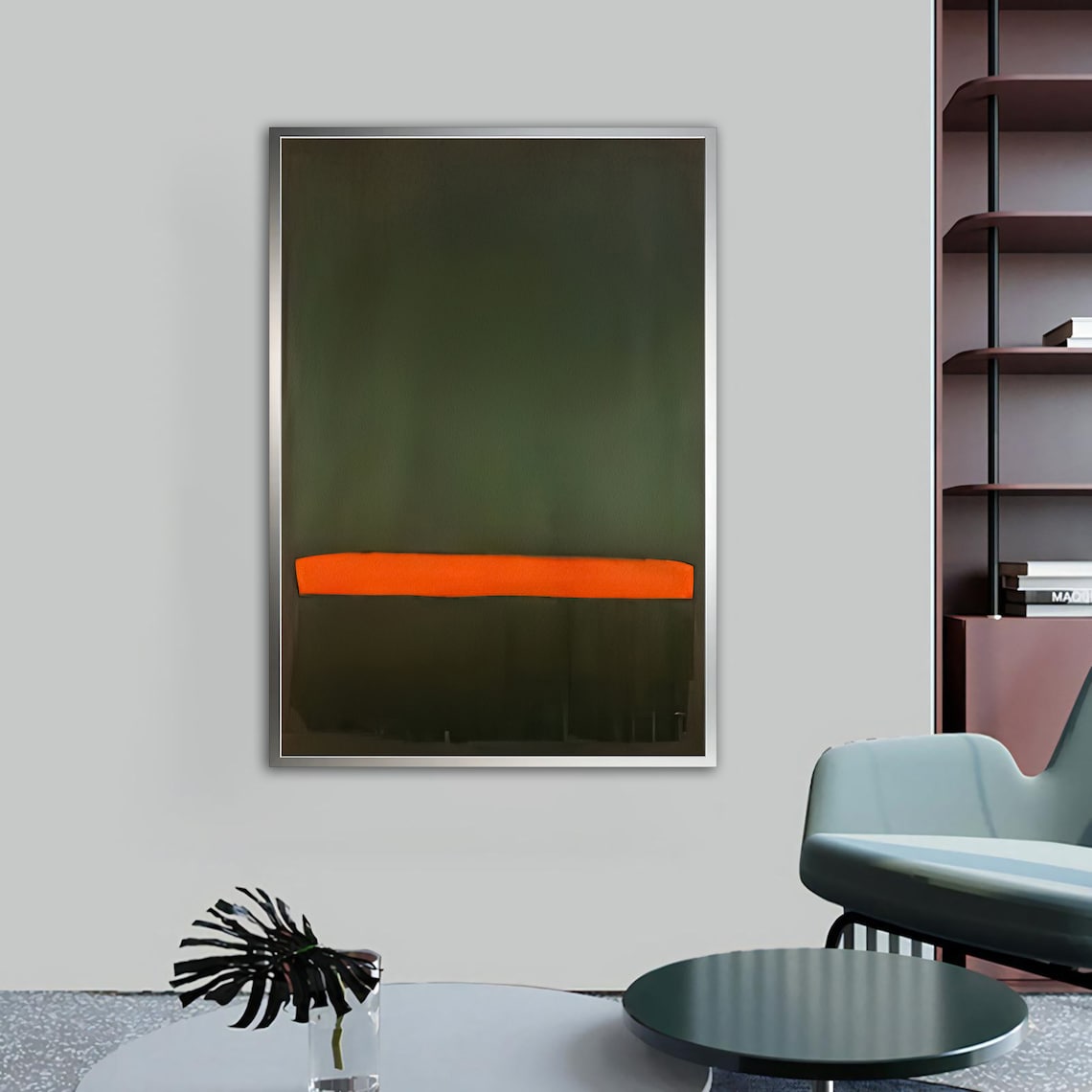 Mark Rothko-Inspired Color Mix Wall Art Print - Image 4