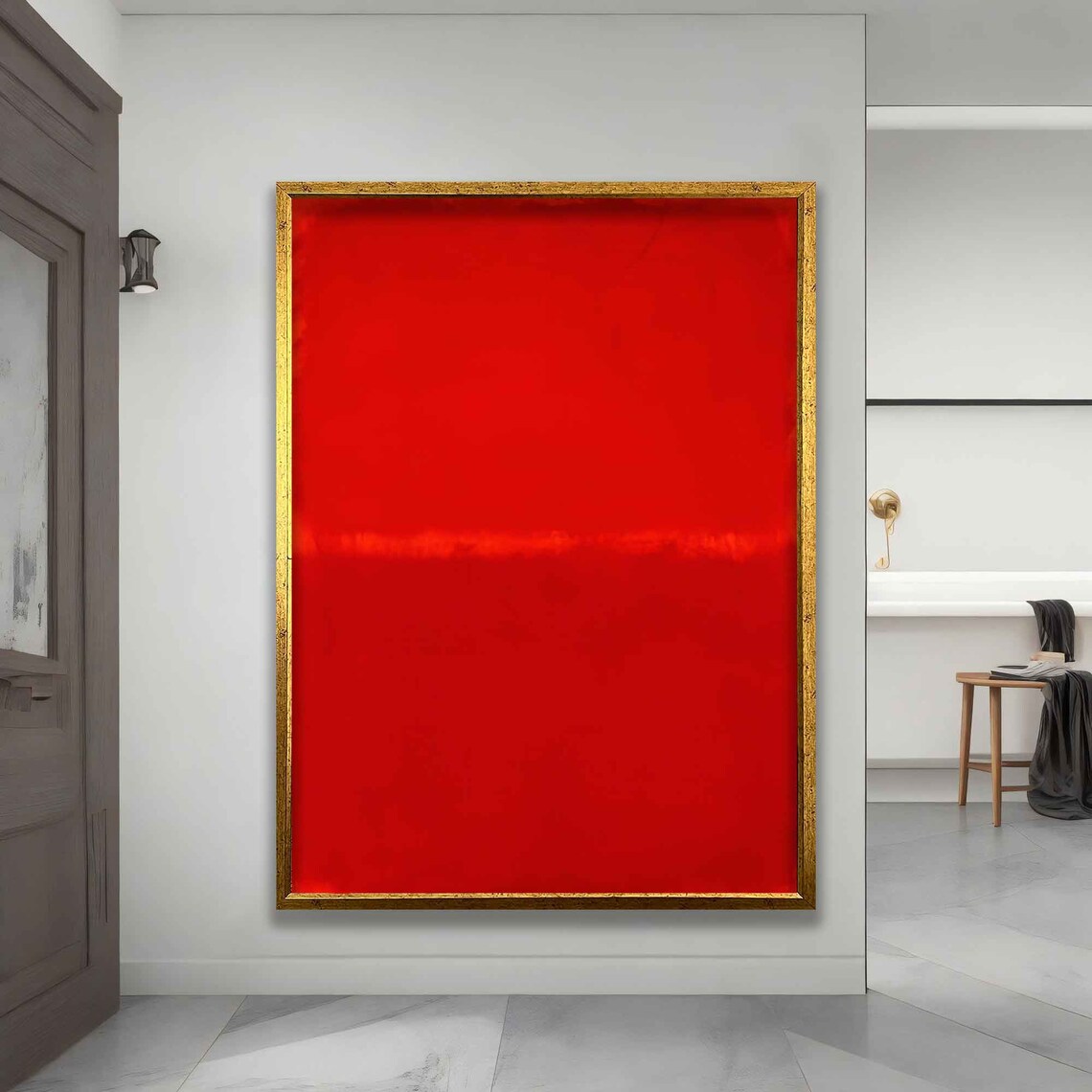 Rothko-Inspired Abstract Art Print, Modern Minimal
