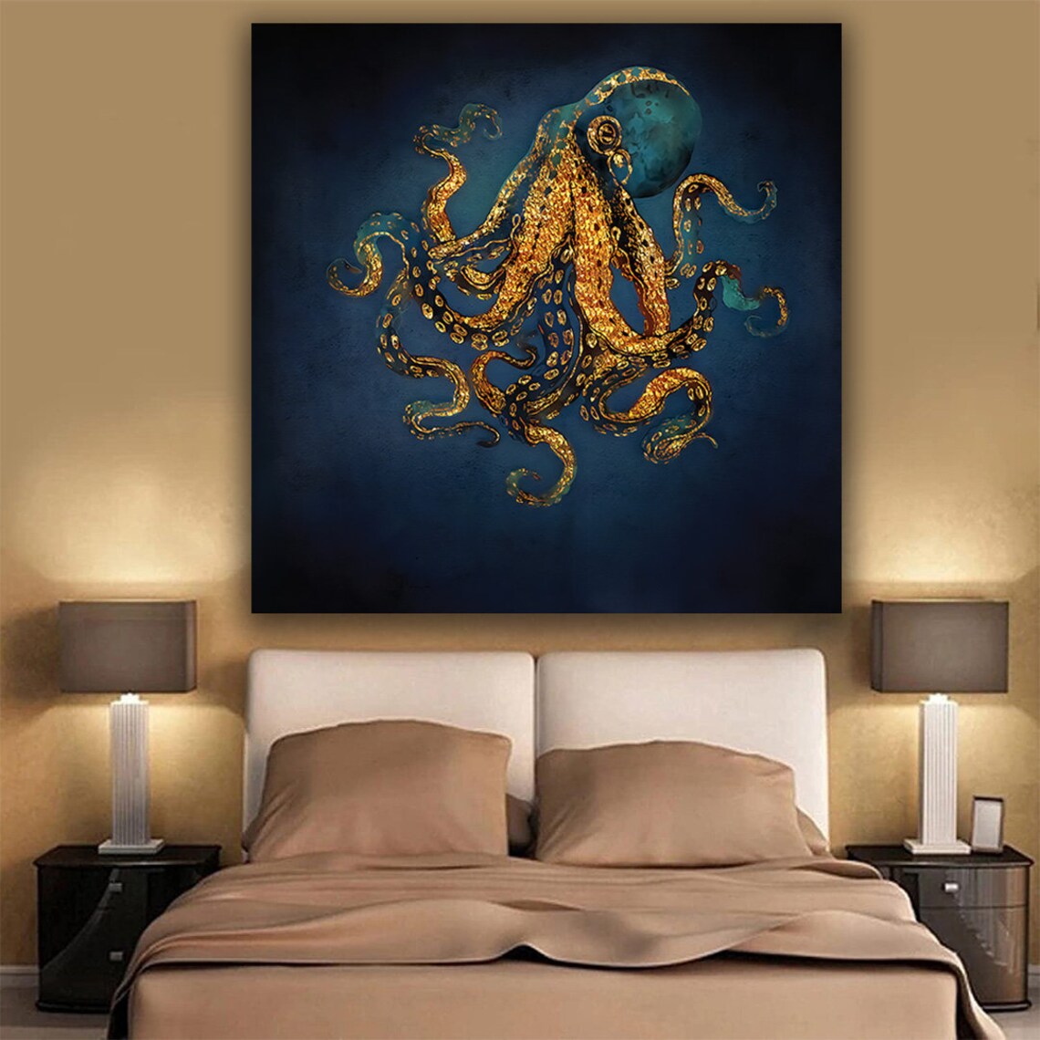 Octopus Octopus Poster Animal Art Octopus Wall Art Animal Printed Octopus Modern Wall Art Animal Art - Image 3