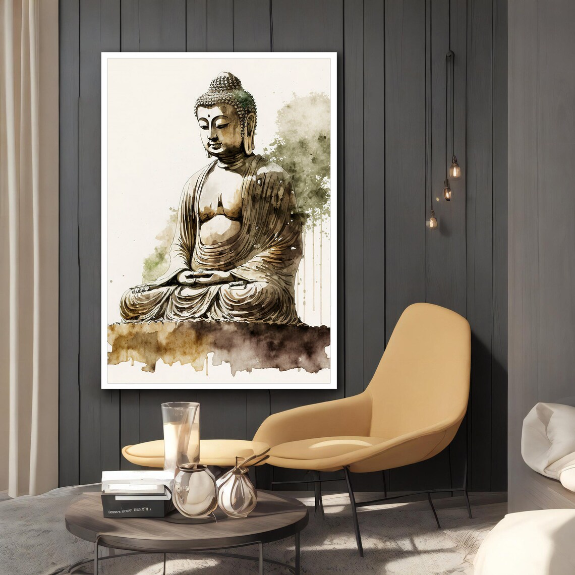 Buddha Meditation Wall Decor, Modern Decor Ideas - Image 3