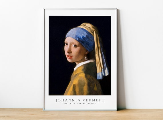 Johannes Vermeer Girl With A Pearl Earring Poster