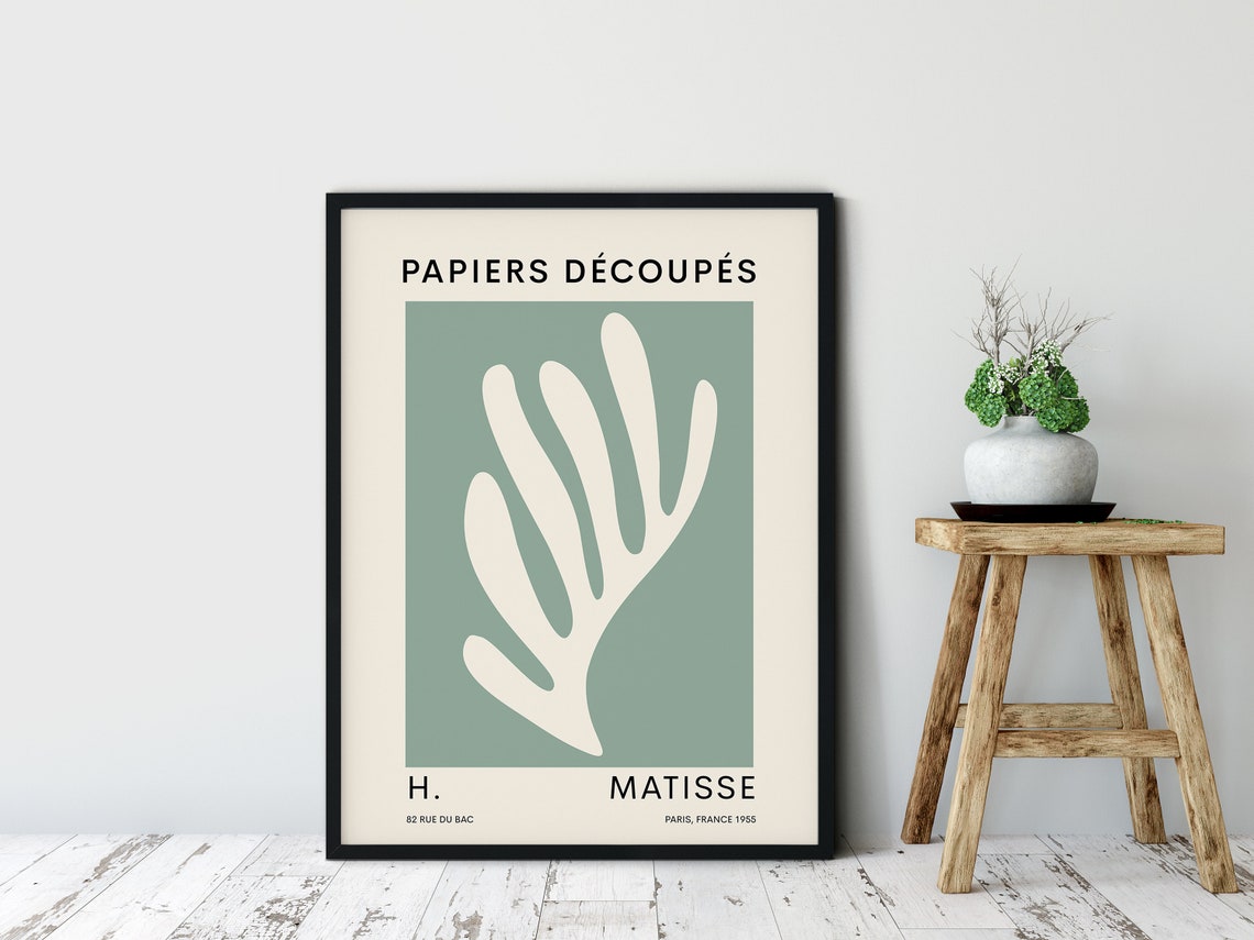 Matisse Papiers Decoupes France, Exhibition Poster