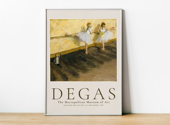 Edgar Degas Dancers Practice At The Barre, Poster