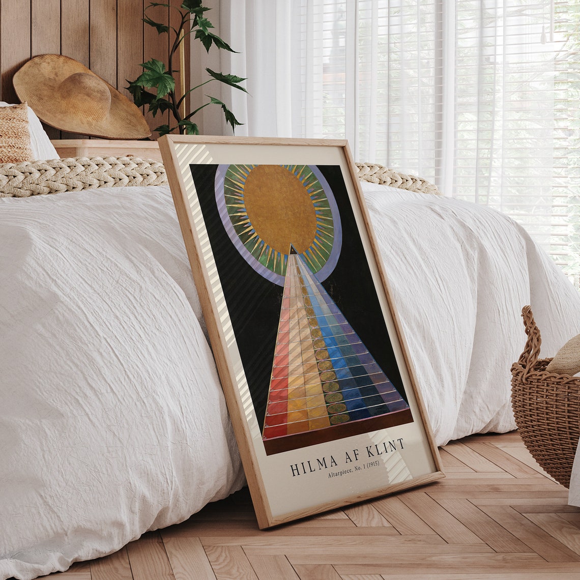 Hilma af Klint Altarpiece No.1 1915 Rainbow Pyramid Sun Poster - Image 5