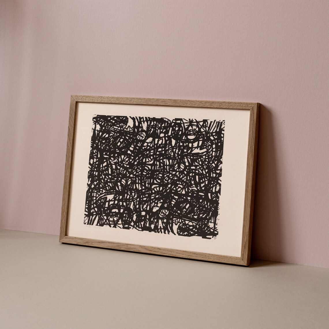 Modern Vintage Sketch, Minimalist Abstract Drawing - Image 3