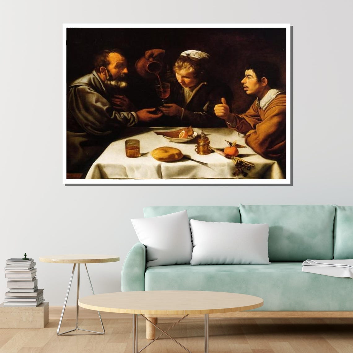 Velazquez Los Borrachos The Drinkers Baroque Feast Classic Art Poster - Image 2
