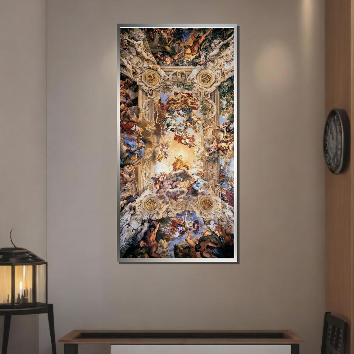 Baroque Ceiling Fresco Mythological Gods Classical Ornate Art Poster - Image 3