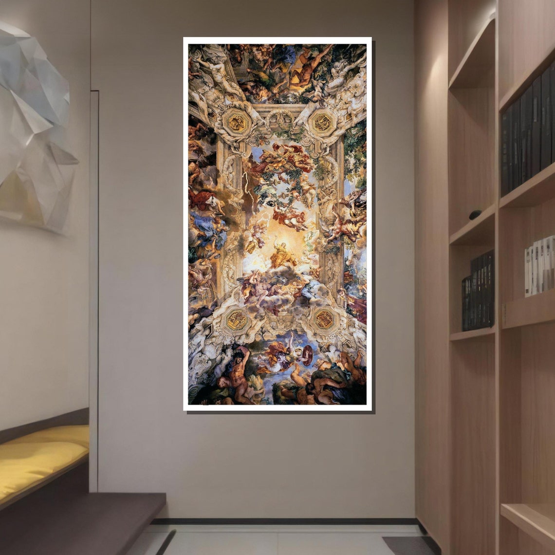 Baroque Ceiling Fresco Mythological Gods Classical Ornate Art Poster - Image 2