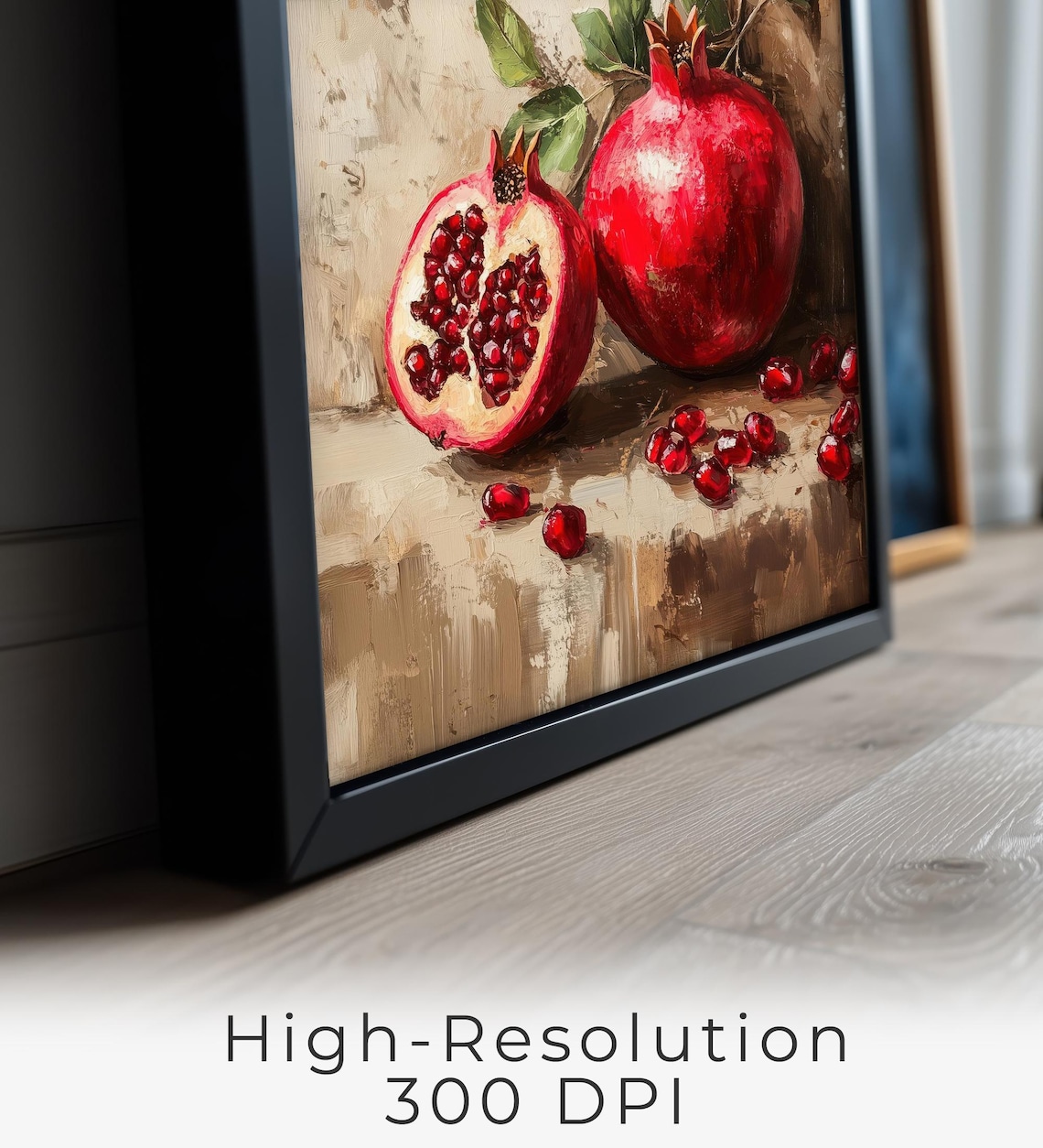 Pomegranate Art Print, Farmhouse Kitchen Decor - Image 2