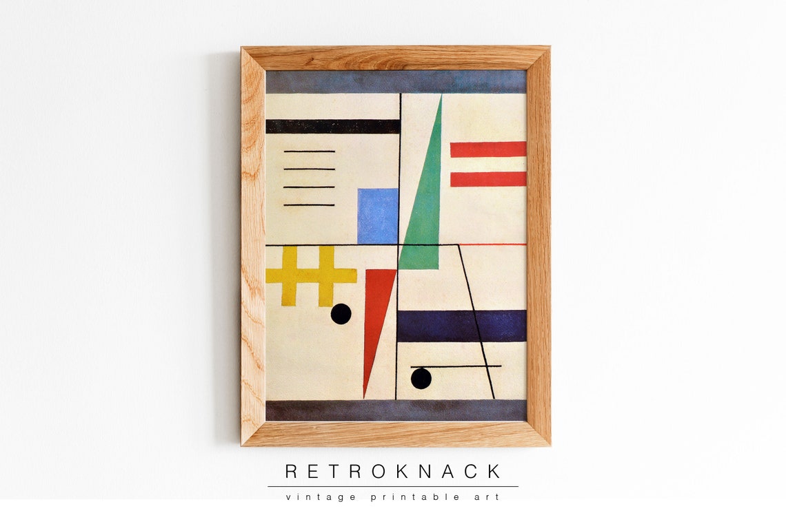 Sophie Taeuber-Arp Geometric Composition Abstract Modernist Art Print - Image 3