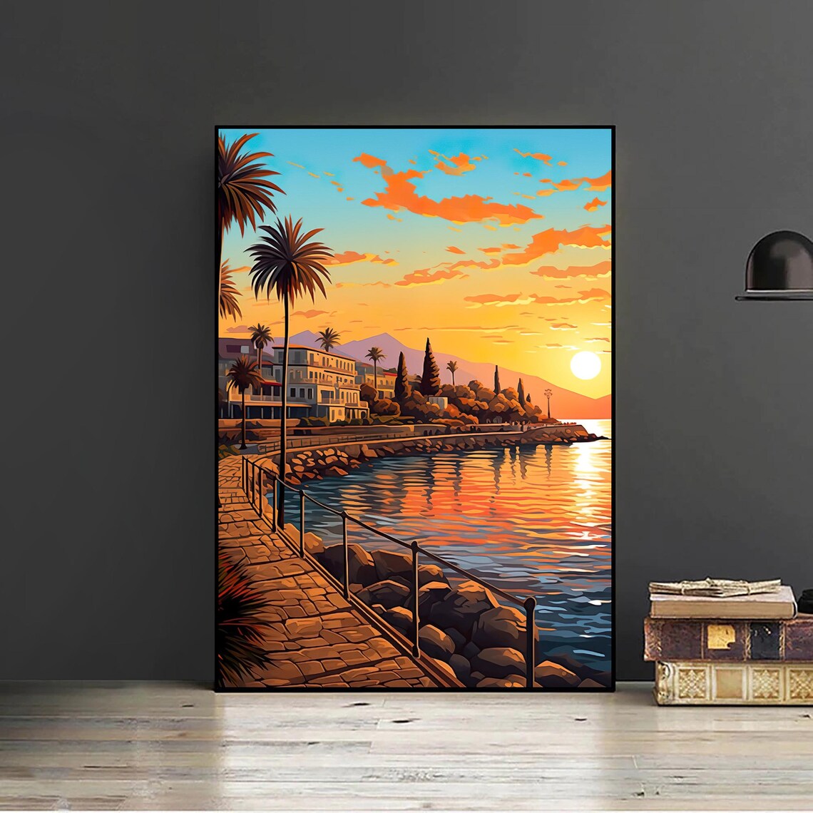 Custom Paphos Travel Art Print, Personalized Gift