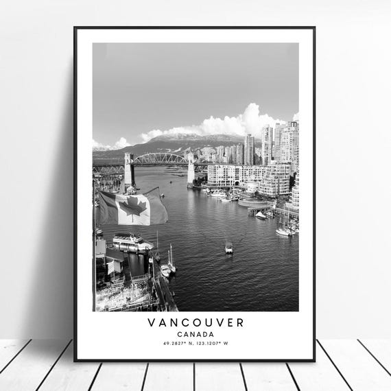 Vancouver Canada Minimalist Travel Poster