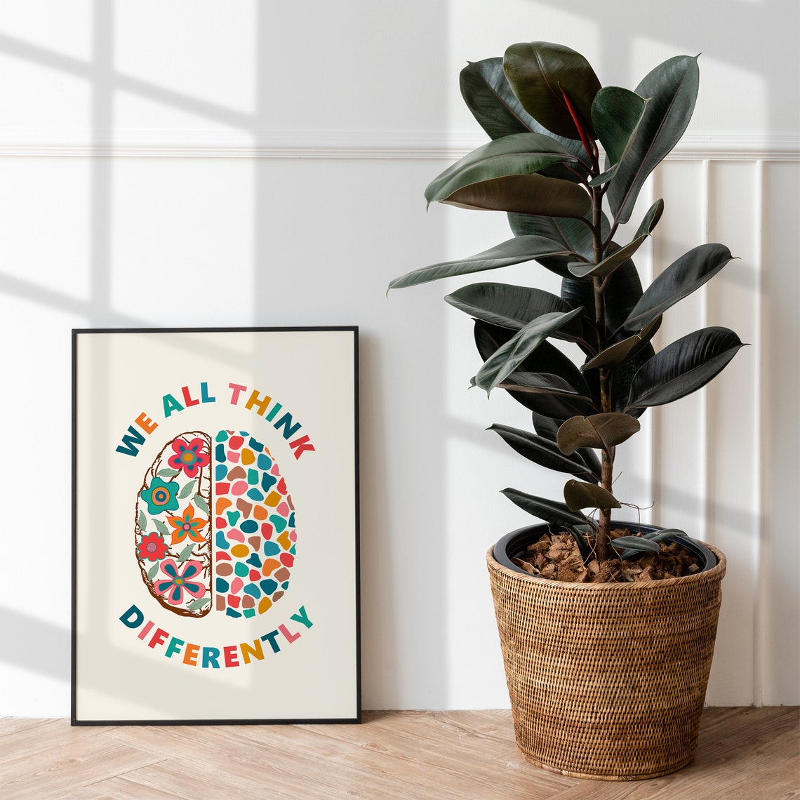 Neurodiversity Poster, Brain Art Print - Image 3