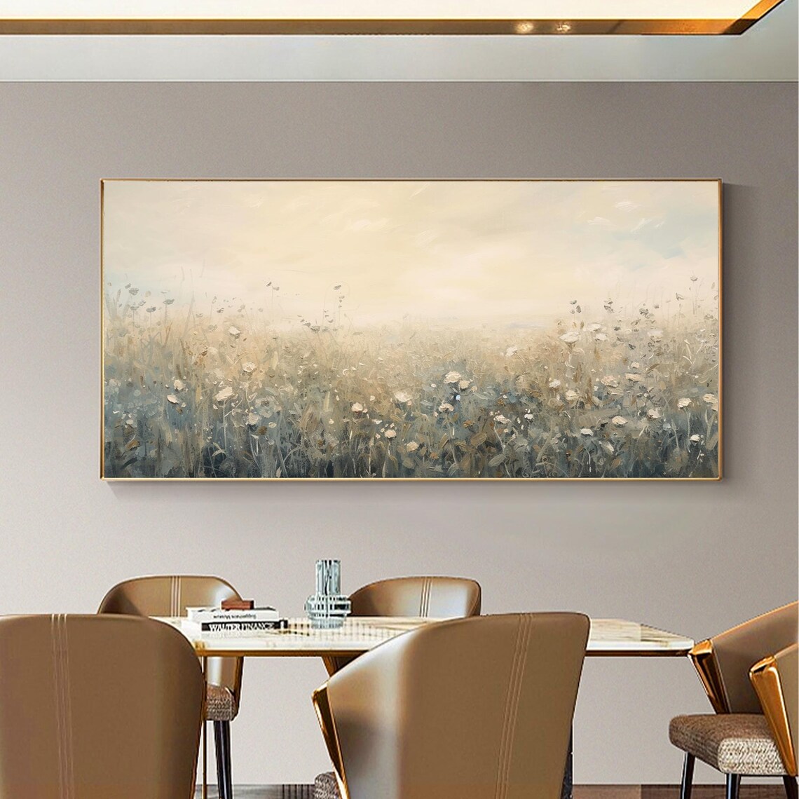 Custom Colorful Flower Art Print, Floral Living Room Decor - Image 4