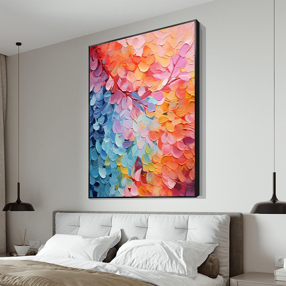 Minimalist Floral Abstract Art Print, Botanical Decor - Image 2