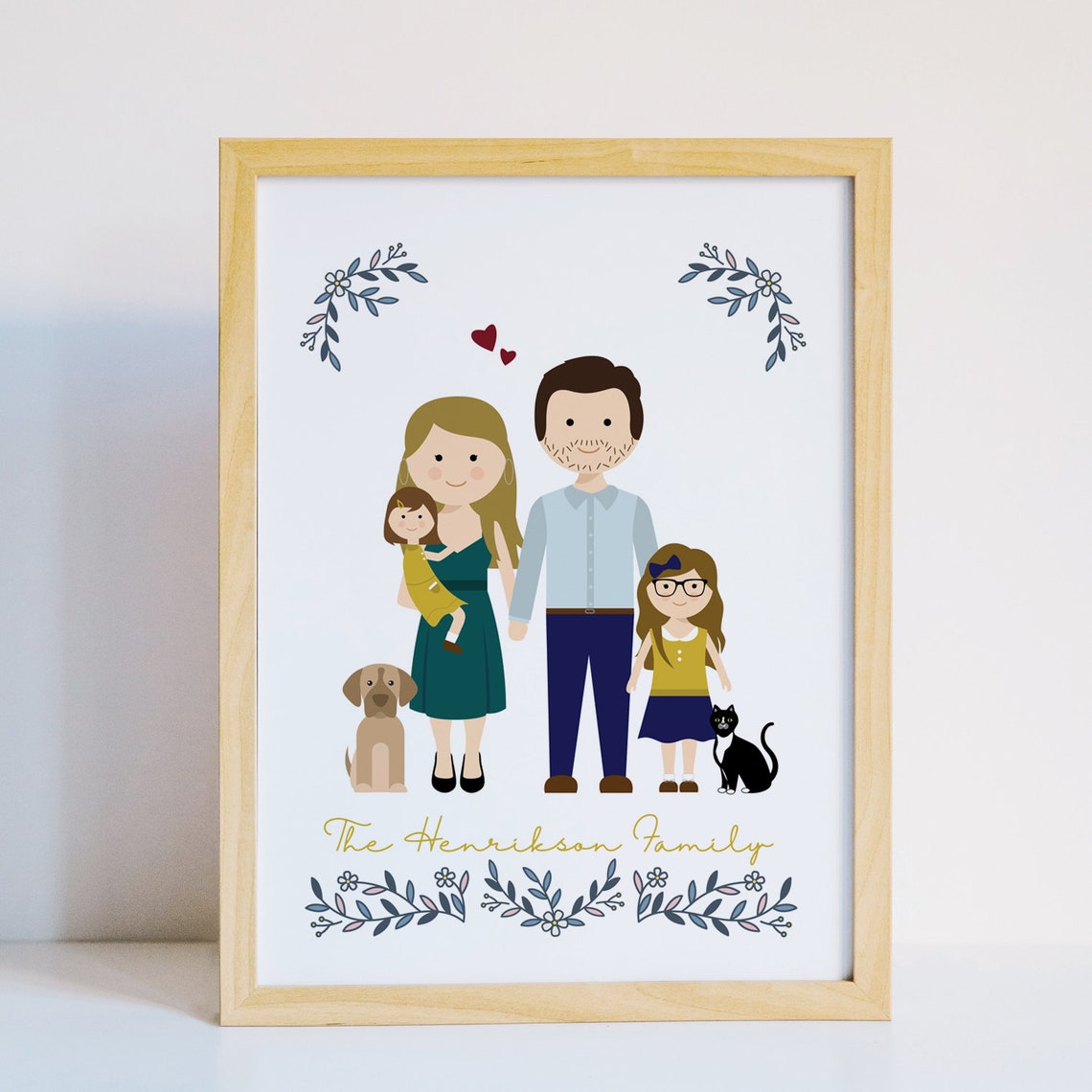 Personalized Max and Joyce July 2020 Wedding Group Portrait Poster - Image 4