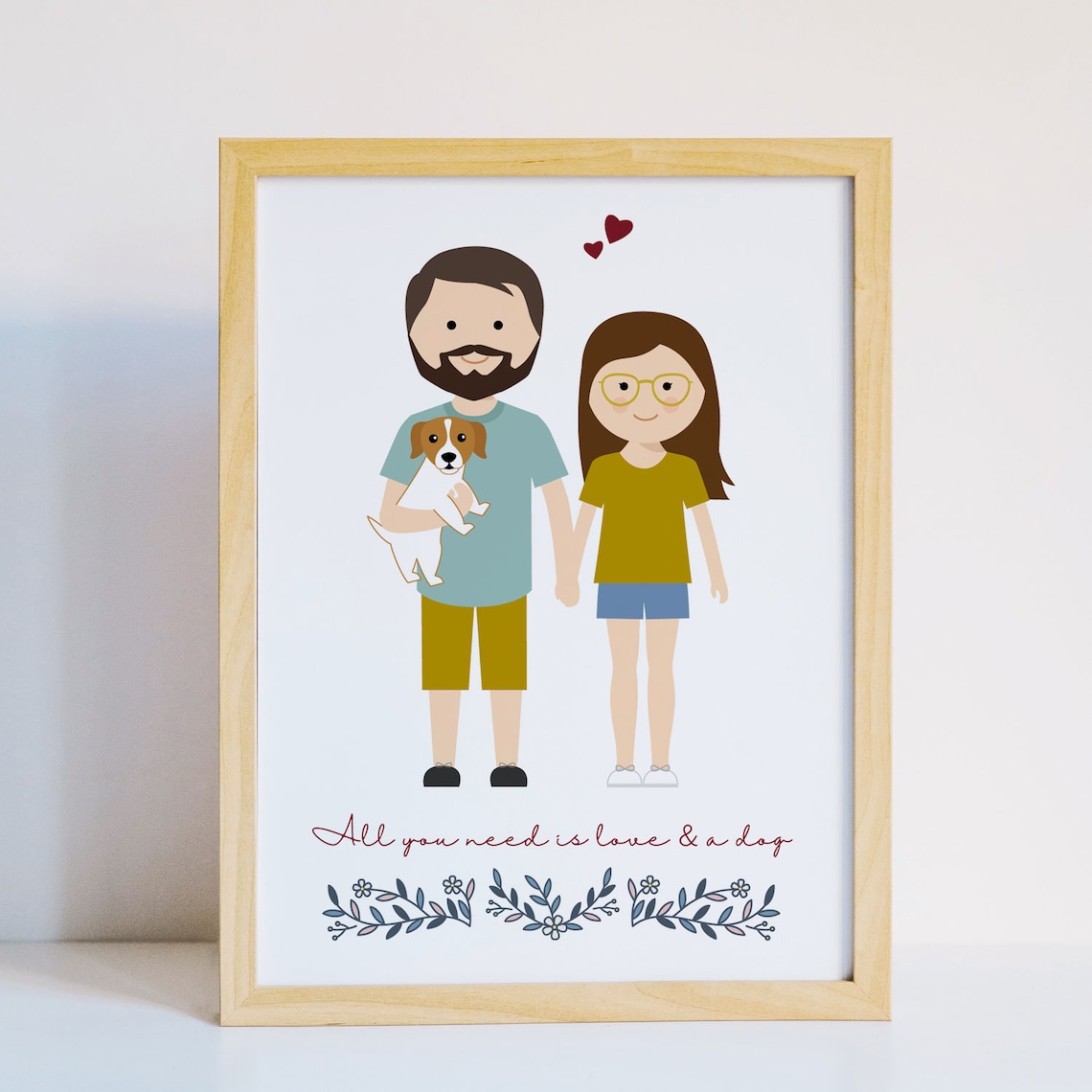 Custom Family Portrait Illustration, Personalized Art Print - Image 2