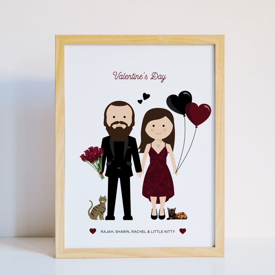 Personalized Notre Nounou a Nous Nanny and Children Portrait Poster - Image 3