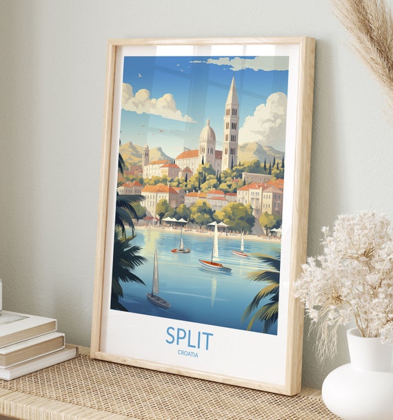 Split Print No 2 Split Poster Split Art Print Split Artwork Split Travel Gift Croatia Print Croatia Home Decor Split Wall Art