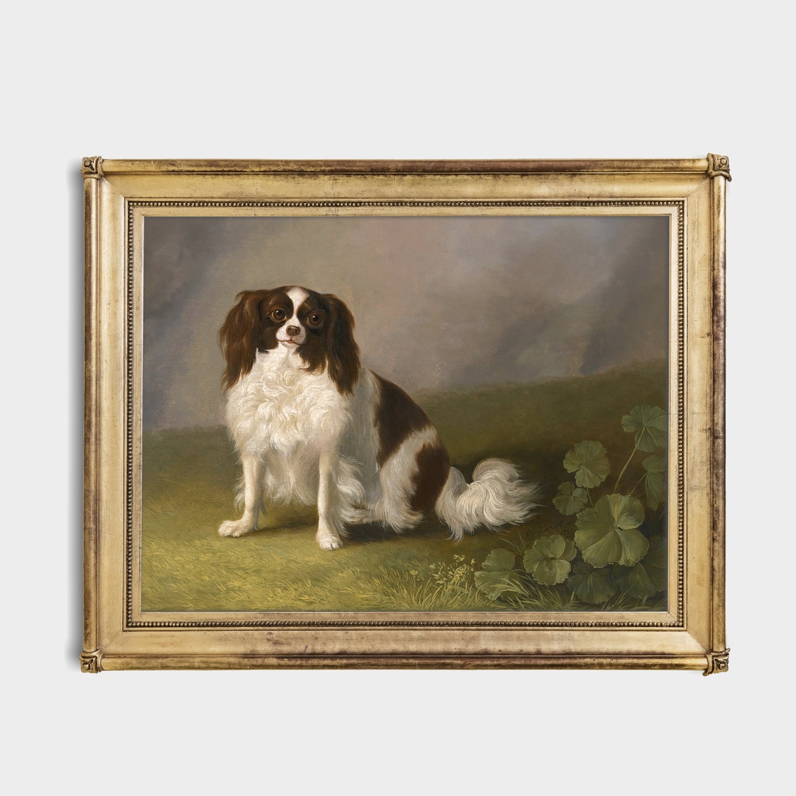 Vintage Dog Painting Antique Animal Print Wall Art Oil Painting Print Farmhouse Decor Fine Art Print - Image 4
