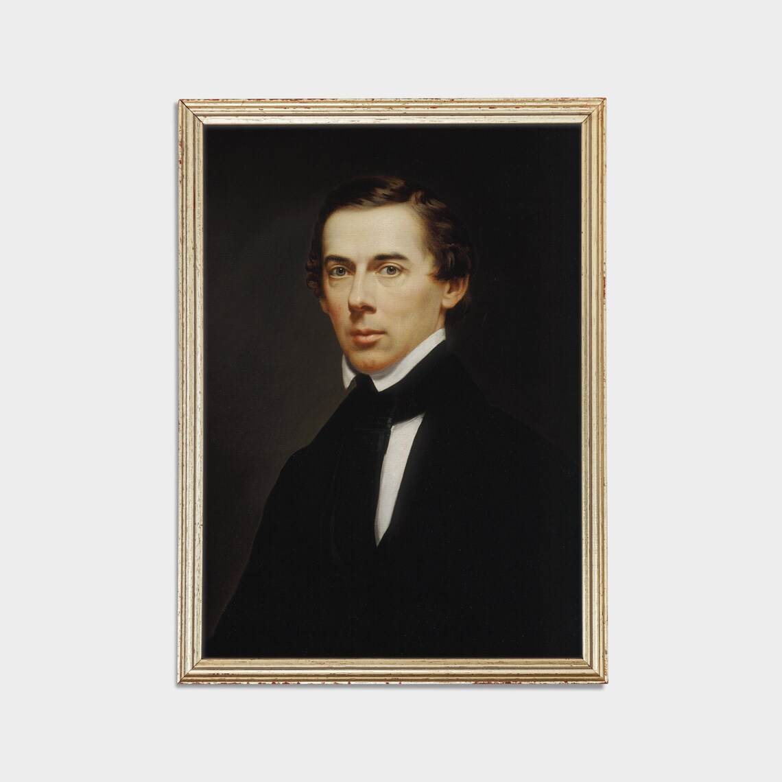 Vintage Gentleman Portrait, Rustic Wall Art Print - Image 2