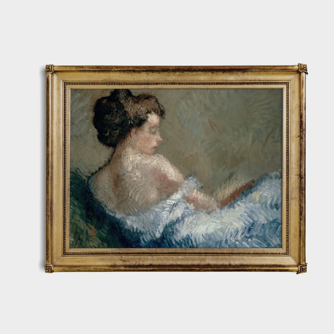 Printed And Shipped Vintage Portrait Painting Antique Woman Portrait Victorian Lady Print Oil Painting Print Physical Prints - Image 2