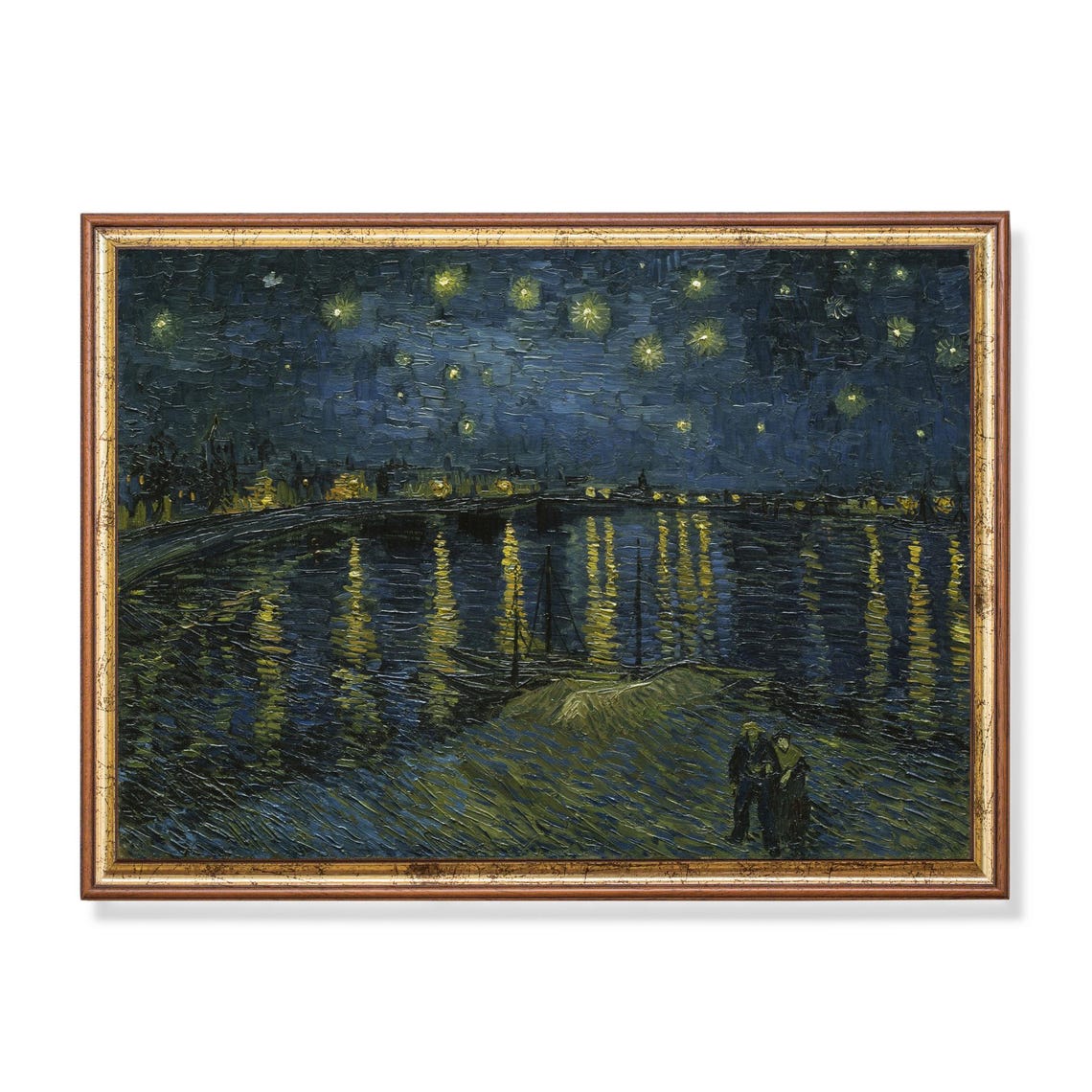 Van Gogh Starry Night Over the Rhone River Classic Art Poster