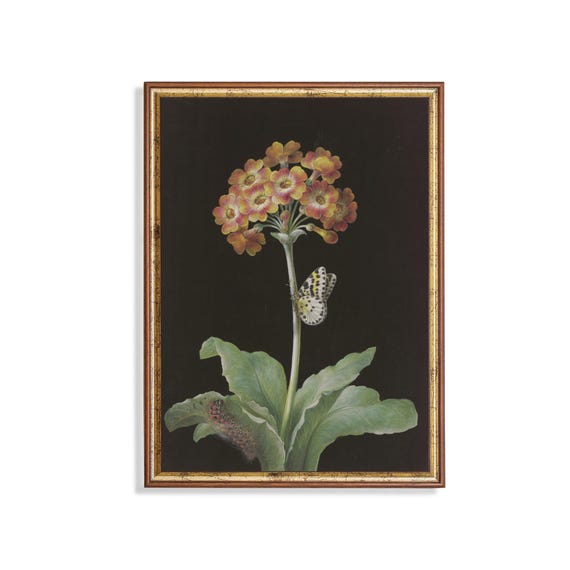 Printed And Shipped Vintage Flower Painting Moody Rustic Botanical Print Antique Still Life Floral Art Dark Academia Mailed Print