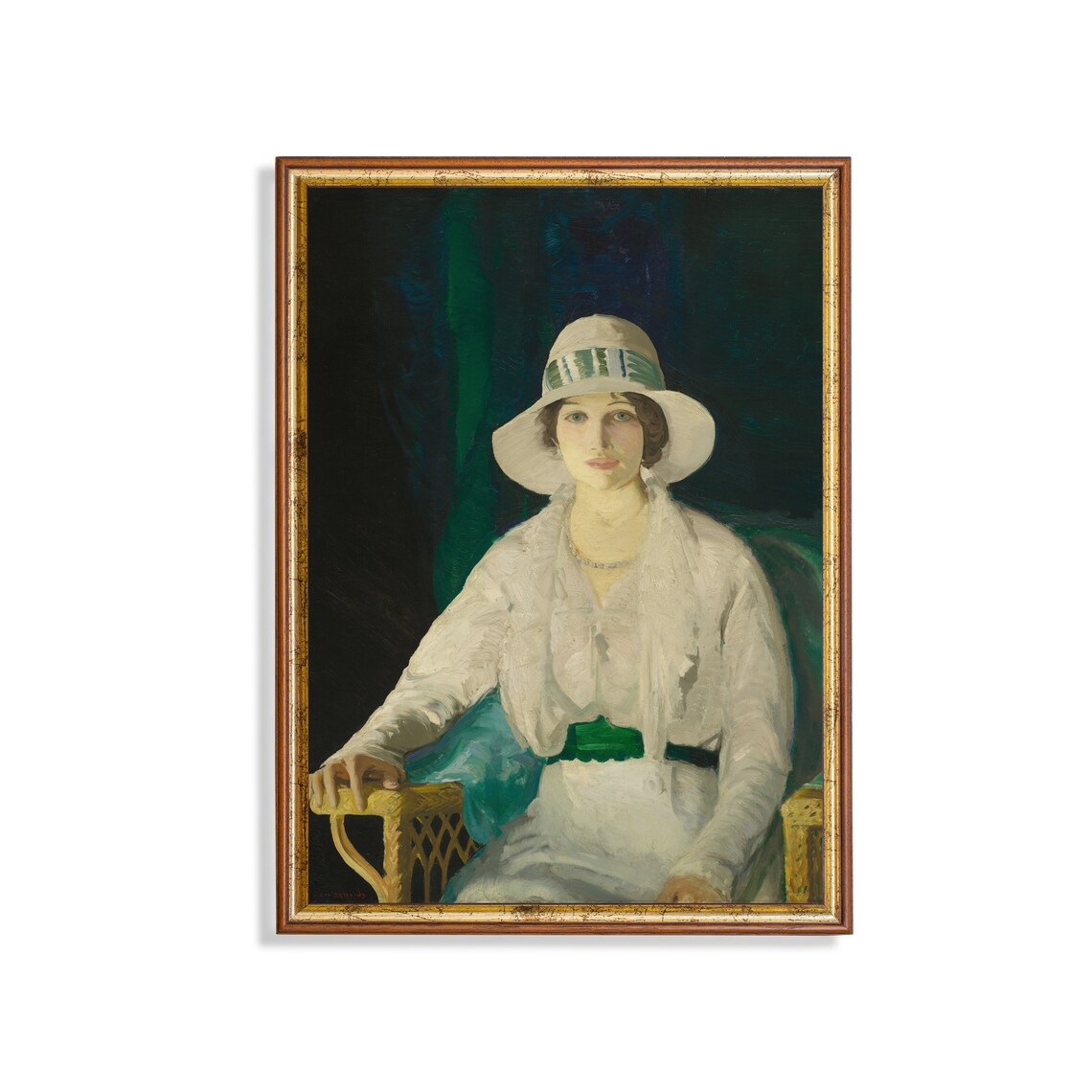 Vintage Victorian Woman Portrait Art Print