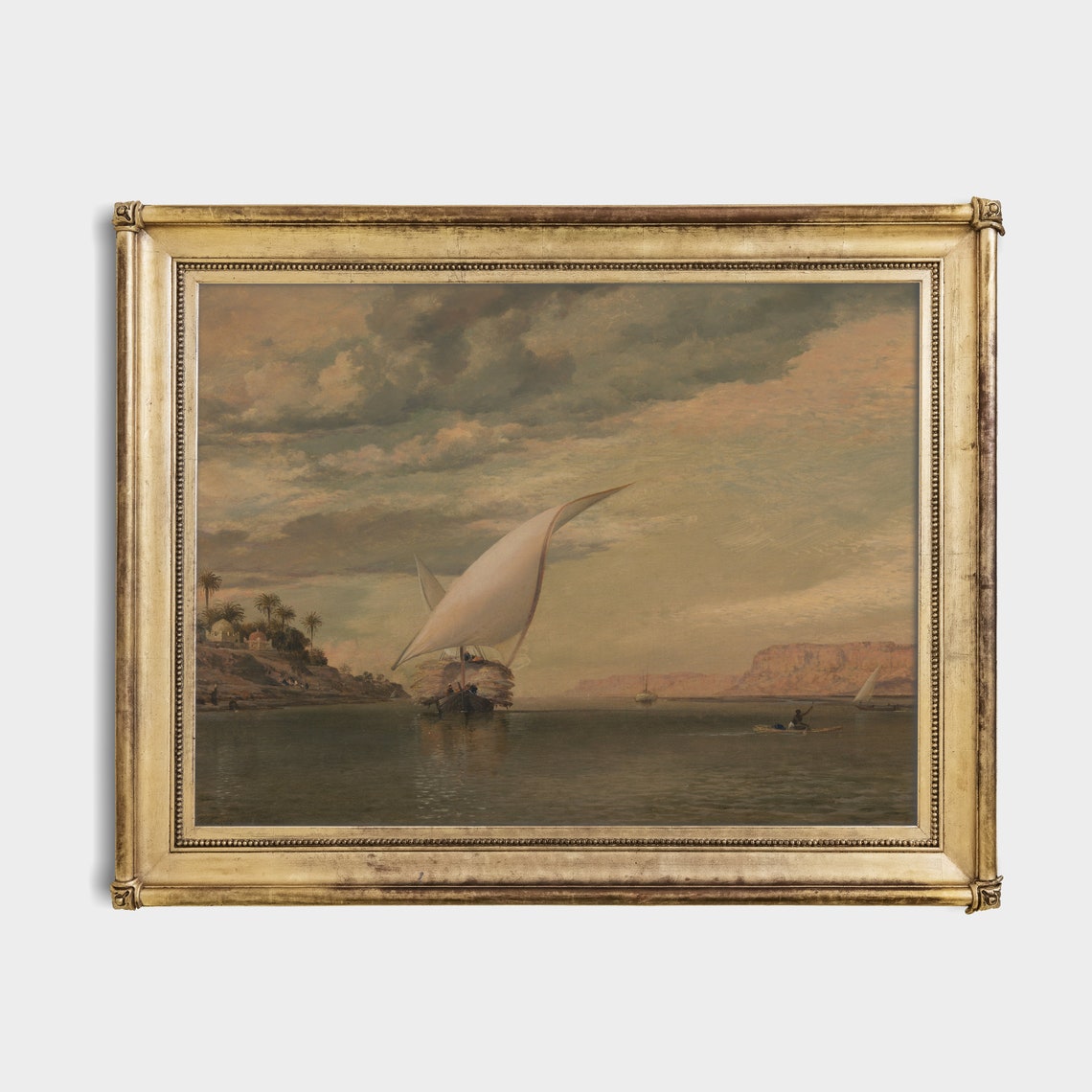 Printed And Shipped Vintage Sailing Boat Print Retro Nautical Wall Art Decor Antique Maritime Print Nostalgic Home Decor - Image 2