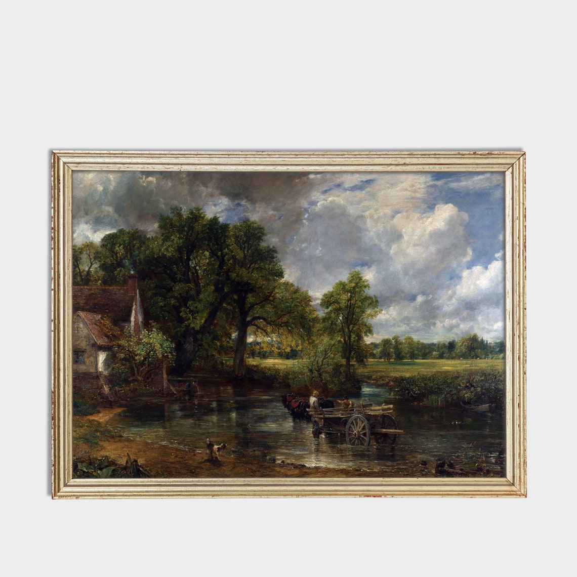 Horse-Drawn Cart Crossing a River Constable The Hay Wain Poster - Image 3